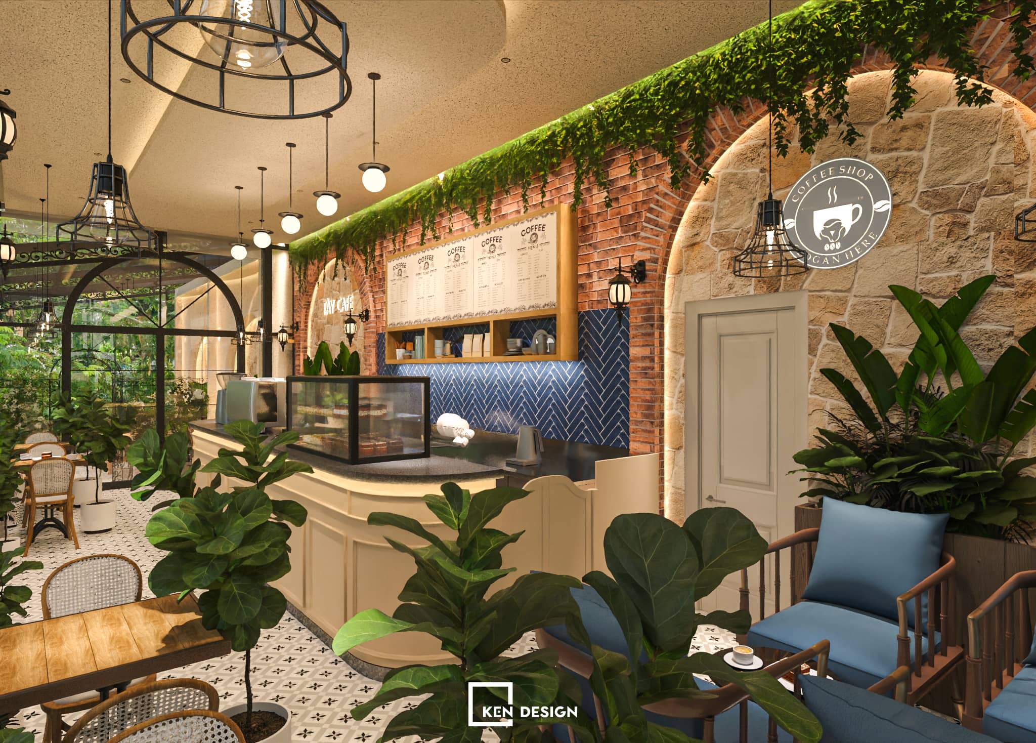 Thiết kế quán Tày Cafe tại Cao Bằng